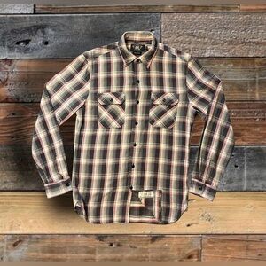 DOUBLE RL RALPH LAUREN RRL COTTON FLANNEL SHIRT- MEN’S SIZE SMALL